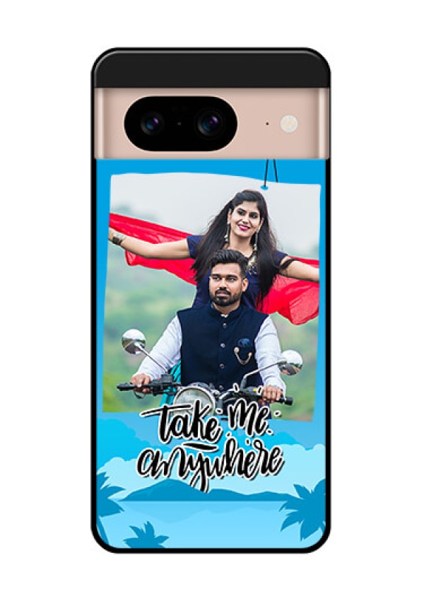 Google Pixel 8 5G Custom Glass Phone Case - Traveller Design