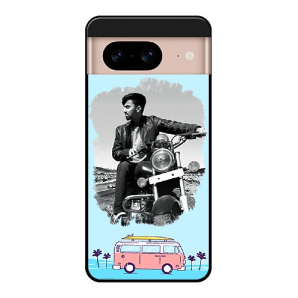Google Pixel 8 5G Custom Glass Phone Case - Travel and Adventure Design