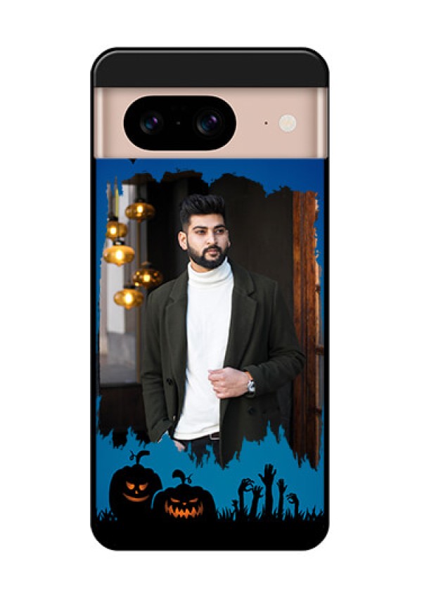 Google Pixel 8 5G Custom Glass Phone Case - With Pro Halloween Design