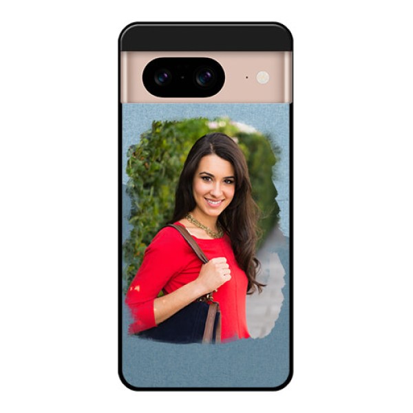 Google Pixel 8 5G Custom Glass Phone Case - Grunge Line Art Design