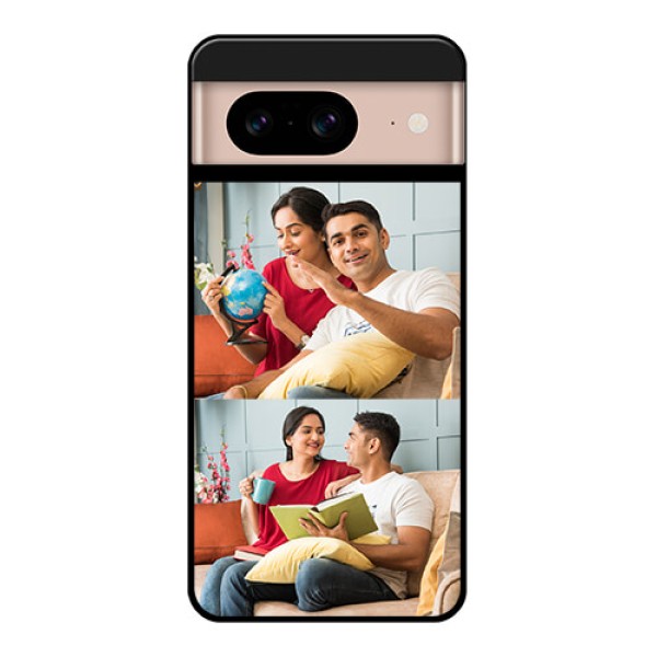 Google Pixel 8 5G Custom Glass Phone Case - 2 Images Design