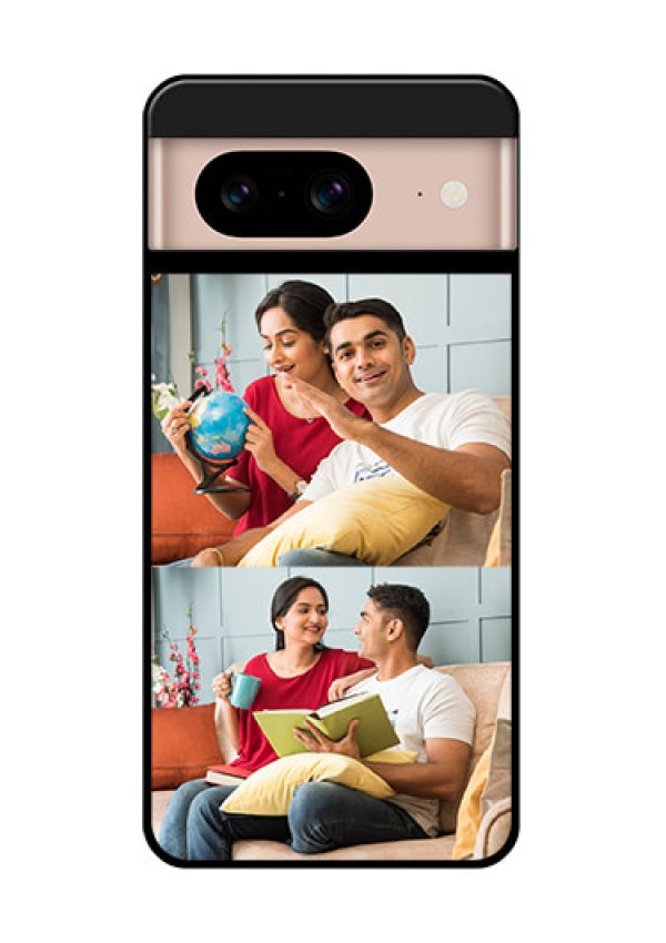 Google Pixel 8 5G Custom Glass Phone Case - 2 Images Design
