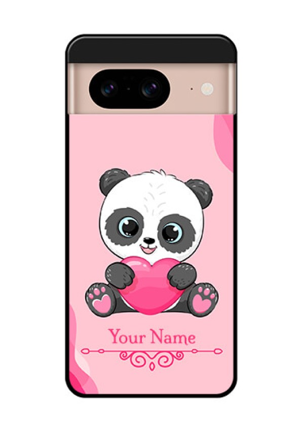 Google Pixel 8 5G Custom Glass Phone Case - Cute Panda Design