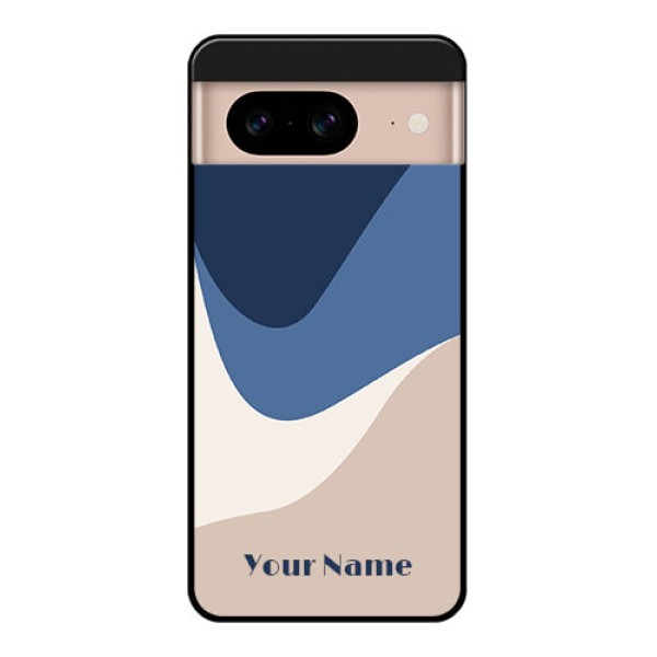 Google Pixel 8 5G Custom Glass Phone Case - Abstract Drip Art Design