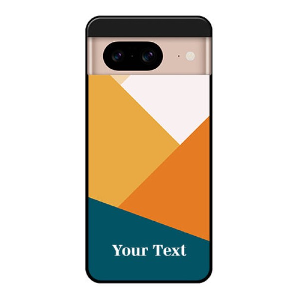 Google Pixel 8 5G Custom Glass Phone Case - Stacked Multi - Colour Design