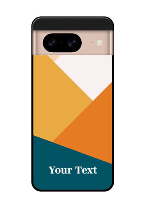 Google Pixel 8 5G Custom Glass Phone Case - Stacked Multi - Colour Design
