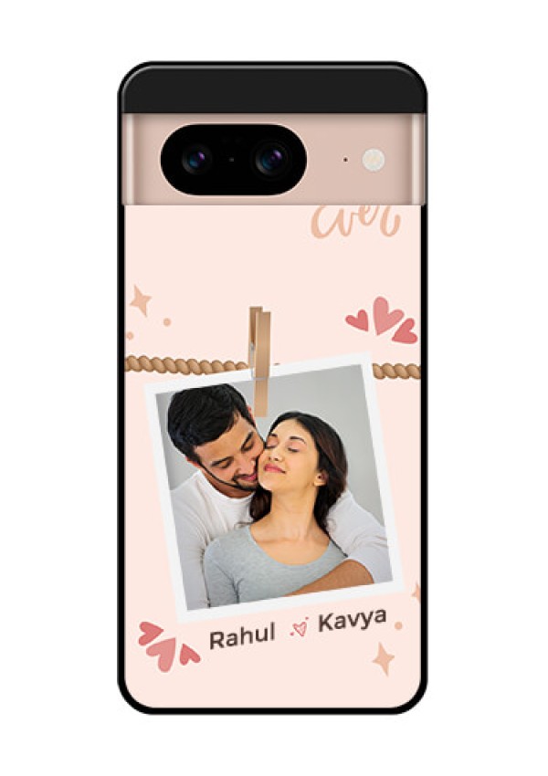 Google Pixel 8 5G Custom Glass Phone Case - Forever And Ever Love Design