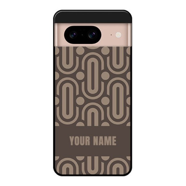 Google Pixel 8 5G Custom Glass Phone Case - Captivating Zero Pattern Design