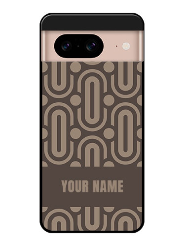 Custom Google Pixel 8 5G Custom Glass Phone Case - Captivating Zero Pattern Design