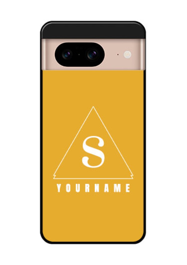 Google Pixel 8 5G Custom Glass Phone Case - Simple Triangle Design