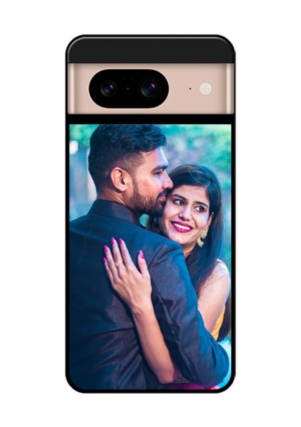 Google Pixel 8 5G Custom Glass Phone Case - Upload Full Picture With Custom Color Design