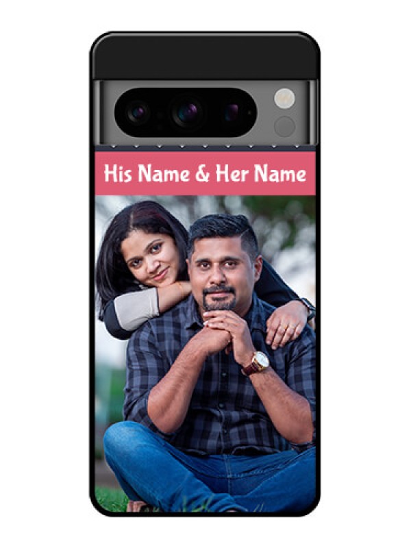 Custom Google Pixel 8 Pro 5G Custom Glass Phone Case - Love Symbols Design