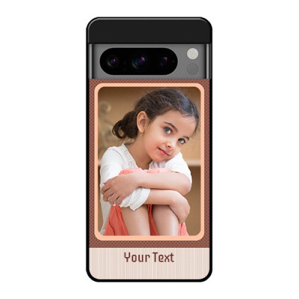Google Pixel 8 Pro 5G Custom Glass Phone Case - Simple Pic Upload Design
