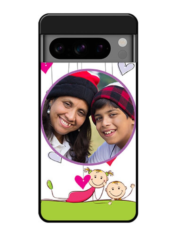 Custom Google Pixel 8 Pro 5G Custom Glass Phone Case - Cute Kids Phone Case Design