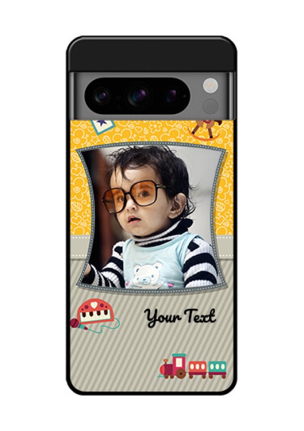 Google Pixel 8 Pro 5G Custom Glass Phone Case - Baby Picture Upload Design