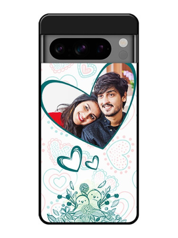 Custom Google Pixel 8 Pro 5G Custom Glass Phone Case - Premium Couple Design