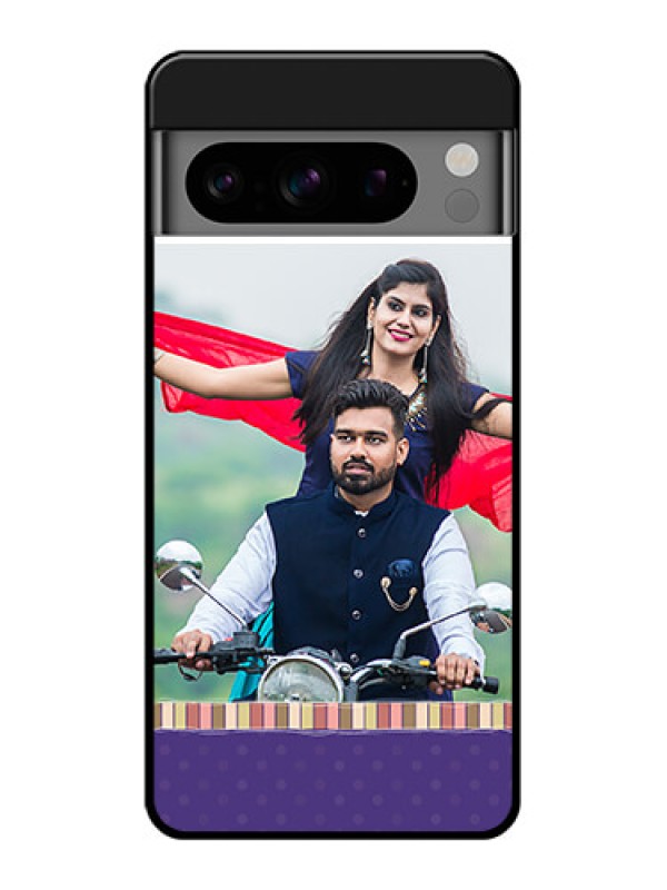 Custom Google Pixel 8 Pro 5G Custom Glass Phone Case - Cute Family Design