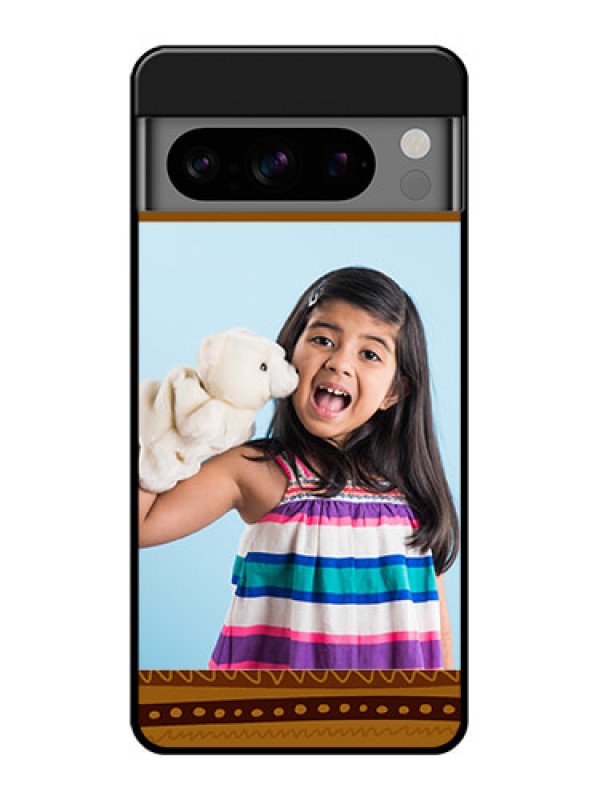 Custom Google Pixel 8 Pro 5G Custom Glass Phone Case - Friends Picture Upload Design