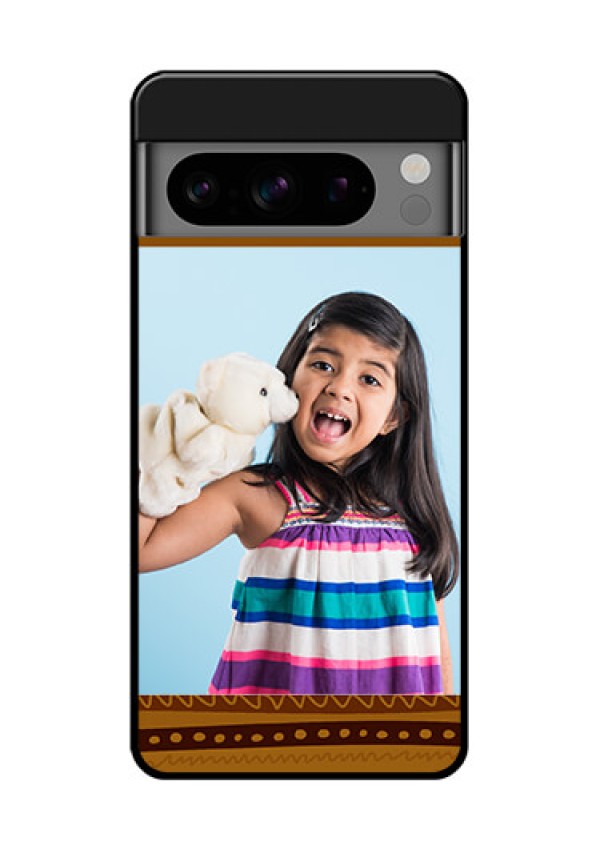 Google Pixel 8 Pro 5G Custom Glass Phone Case - Friends Picture Upload Design