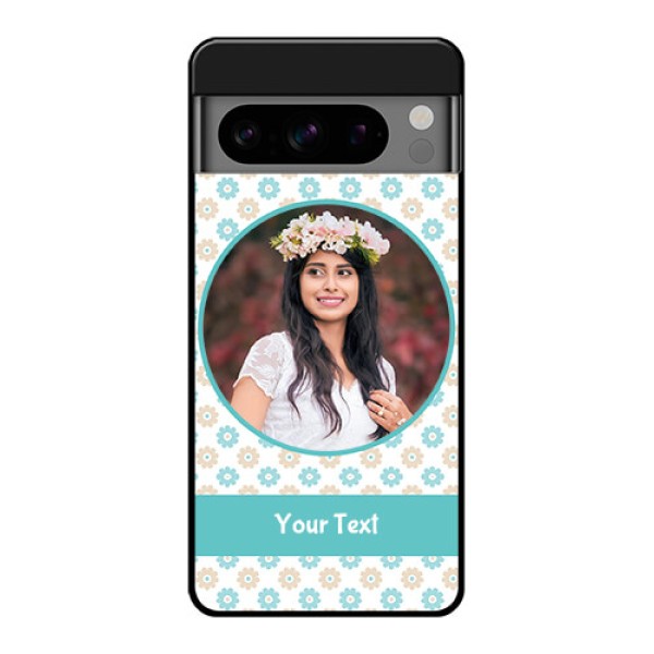 Google Pixel 8 Pro 5G Custom Glass Phone Case - Beautiful Flowers Design