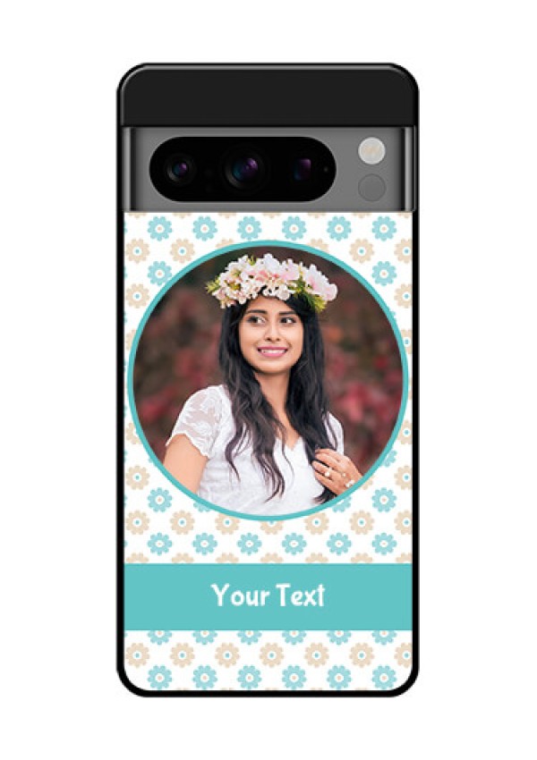 Google Pixel 8 Pro 5G Custom Glass Phone Case - Beautiful Flowers Design