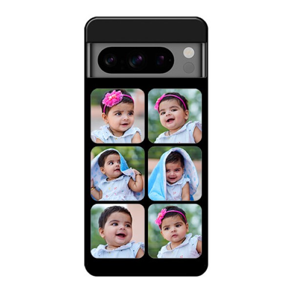Google Pixel 8 Pro 5G Custom Glass Phone Case - Multiple Pictures Design