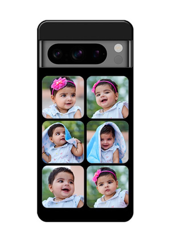 Google Pixel 8 Pro 5G Custom Glass Phone Case - Multiple Pictures Design