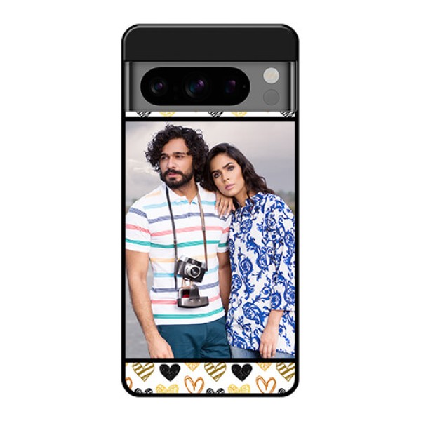 Google Pixel 8 Pro 5G Custom Glass Phone Case - Love Symbol Design