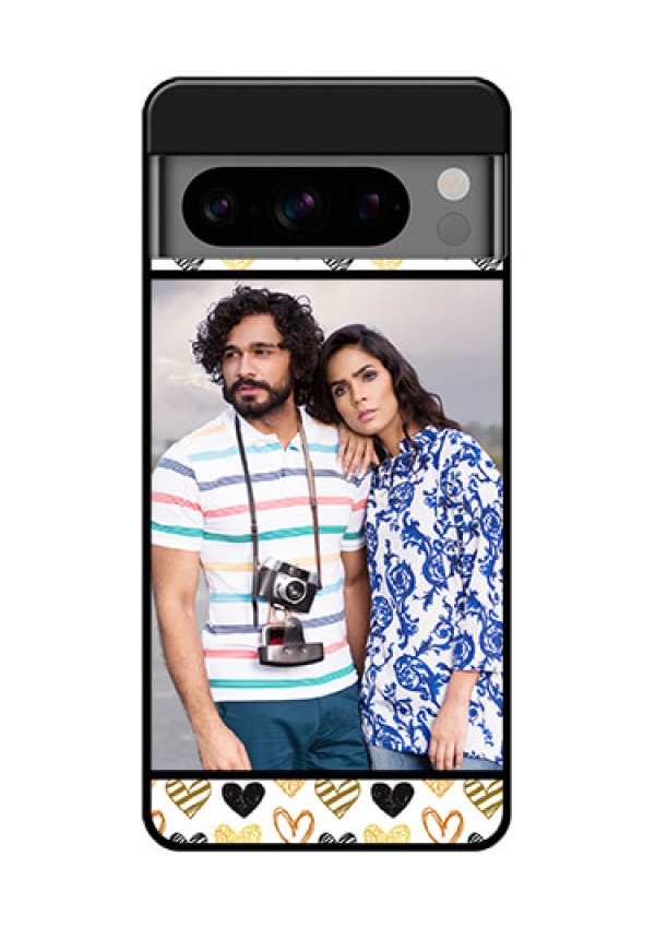Google Pixel 8 Pro 5G Custom Glass Phone Case - Love Symbol Design