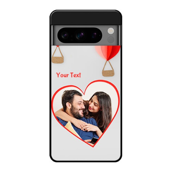 Google Pixel 8 Pro 5G Custom Glass Phone Case - Parachute Love Design