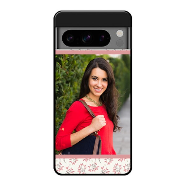 Google Pixel 8 Pro 5G Custom Glass Phone Case - Stunning Floral Design