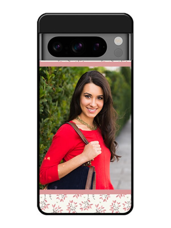 Custom Google Pixel 8 Pro 5G Custom Glass Phone Case - Stunning Floral Design