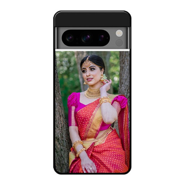 Google Pixel 8 Pro 5G Custom Glass Phone Case - Snow Pattern Design