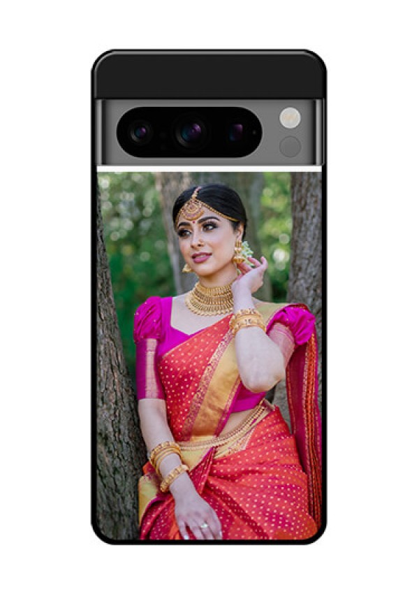 Google Pixel 8 Pro 5G Custom Glass Phone Case - Snow Pattern Design