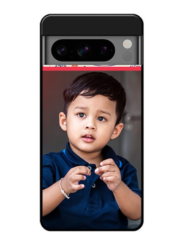 Custom Google Pixel 8 Pro 5G Custom Glass Phone Case - Premium Floral Design