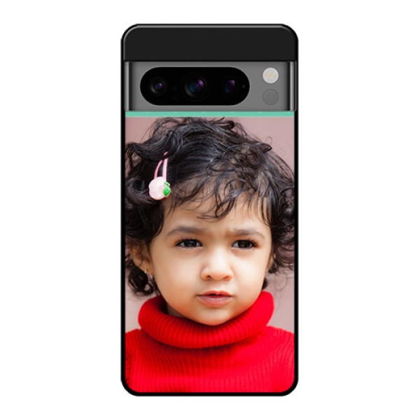 Google Pixel 8 Pro 5G Custom Glass Phone Case - Lovers Picture Design
