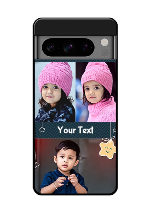Google Pixel 8 Pro 5G Custom Glass Phone Case - Hanging Stars Design
