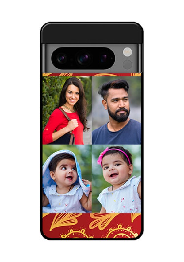 Google Pixel 8 Pro 5G Custom Glass Phone Case - 4 Image Traditional Design