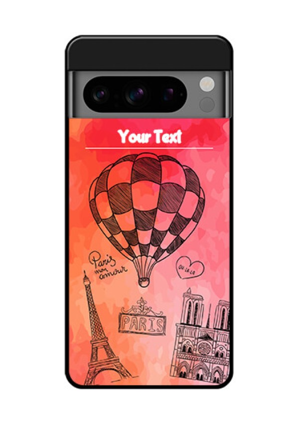 Google Pixel 8 Pro 5G Custom Glass Phone Case - Paris Theme Design