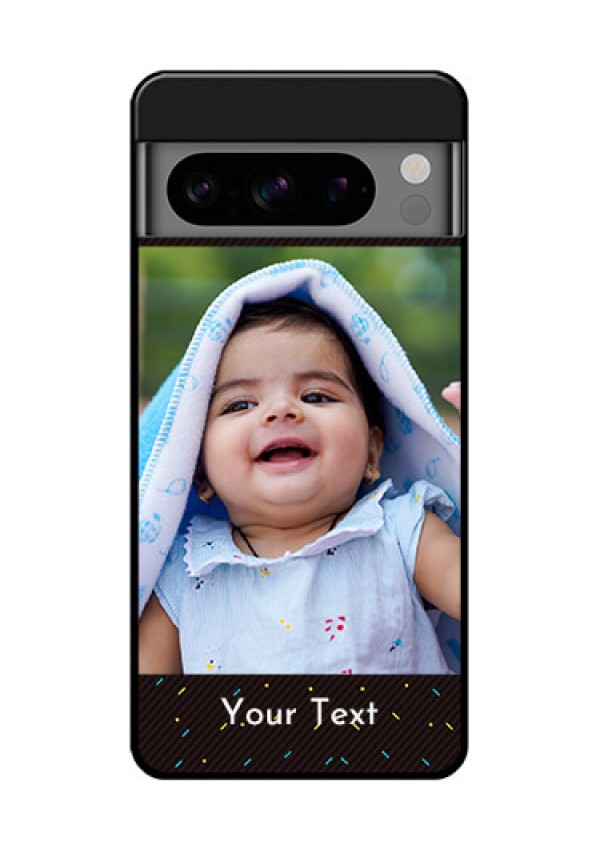 Google Pixel 8 Pro 5G Custom Glass Phone Case - With Confetti Birthday Design