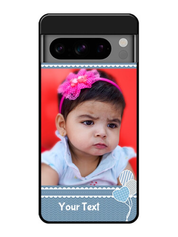 Custom Google Pixel 8 Pro 5G Custom Glass Phone Case - With Kids Pattern Design