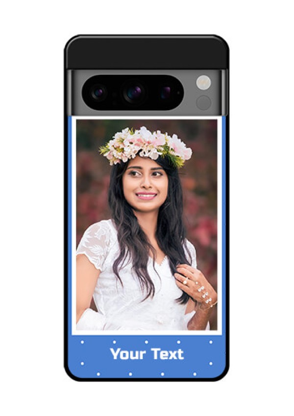Google Pixel 8 Pro 5G Custom Glass Phone Case - Polka Dots Design