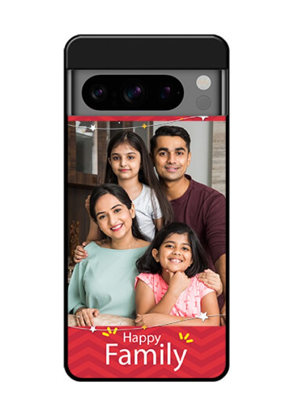 Google Pixel 8 Pro 5G Custom Glass Phone Case - Happy Family Design