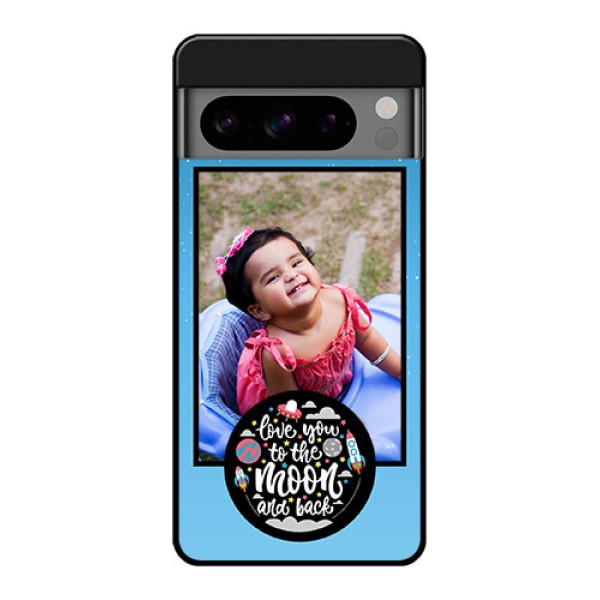 Google Pixel 8 Pro 5G Custom Glass Phone Case - Wave Pattern Colorful Design