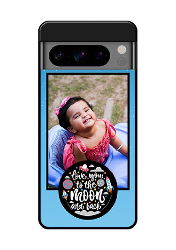 Google Pixel 8 Pro 5G Custom Glass Phone Case - Wave Pattern Colorful Design