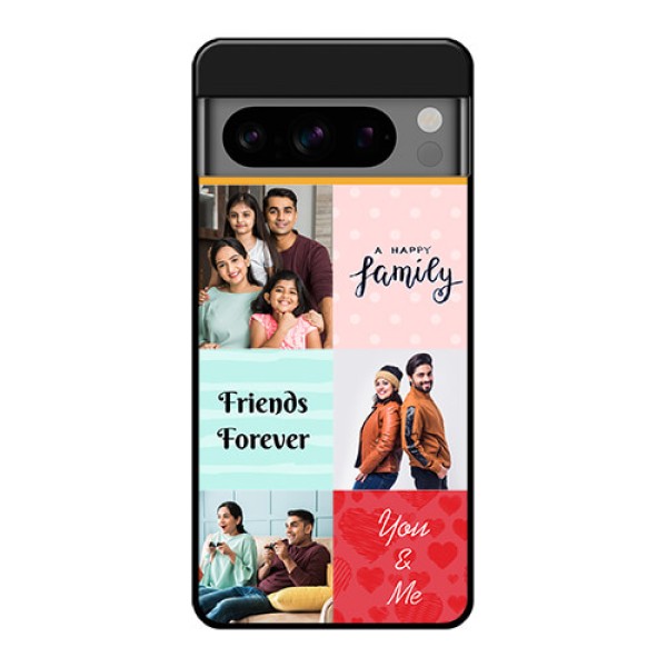 Google Pixel 8 Pro 5G Custom Glass Phone Case - Images With Quotes Design