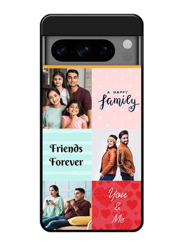 Custom Google Pixel 8 Pro 5G Custom Glass Phone Case - Images With Quotes Design