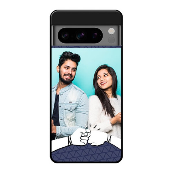 Google Pixel 8 Pro 5G Custom Glass Phone Case - With Best Friends Design