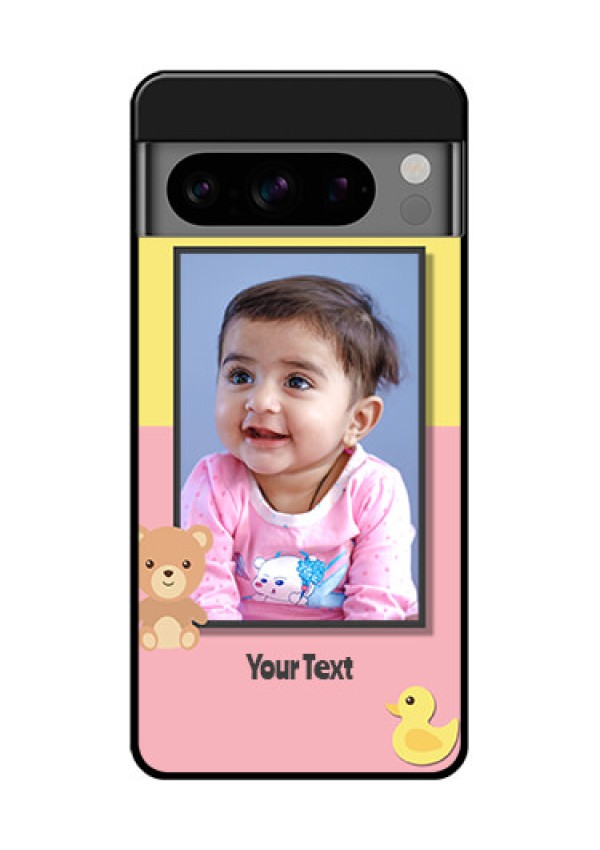 Google Pixel 8 Pro 5G Custom Glass Phone Case - Kids 2 Color Design