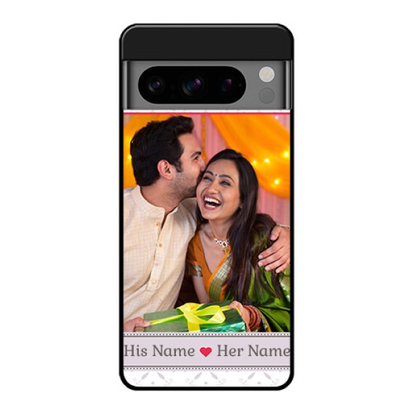 Google Pixel 8 Pro 5G Custom Glass Phone Case - With Photo And Ethnic Design